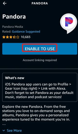 pandora and alexa|enable pandora skill on alexa.